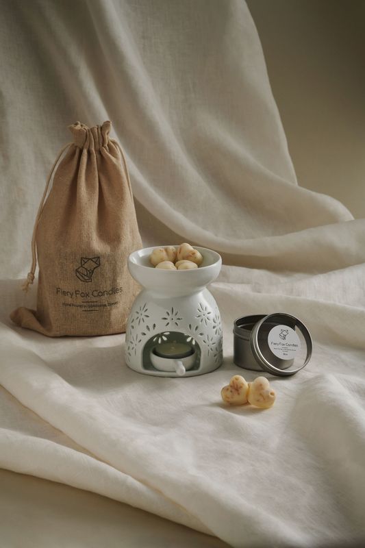 Tin of 11 Wellbeing Essential Oil Botanical Soy Wax Melts Tin of 11 Wellbeing Essential Oil Botanical Soy Wax Melts