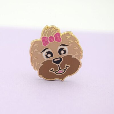 Cosmo Paws - Betty - Gold Enamel Pin Cosmo Paws - Betty - Gold Enamel Pin