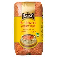 SALE - NATCO RED LENTILS 1 KG