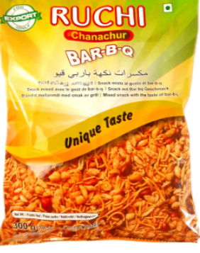 SALE RUCHI BBQ CHANACHUR 300G - 2 FOR KR 90