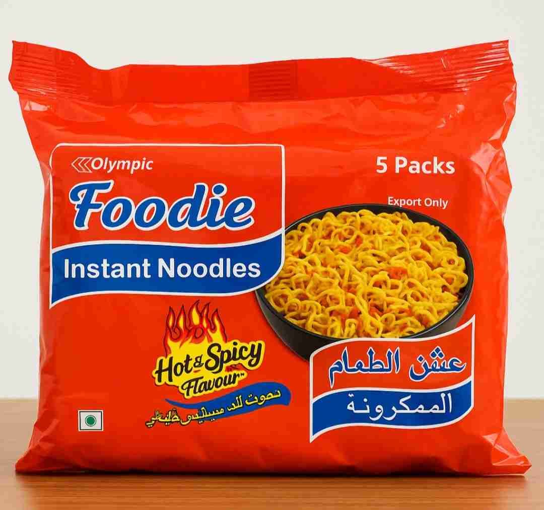 SALE OLYMPIC FOODIE NOODLES 5 PACKS HOT &amp; SPICY