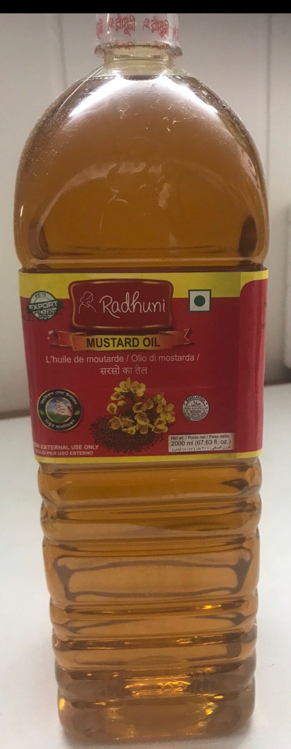 SALE RADHUNI MUSTARD OIL 2 X 1 LTR.