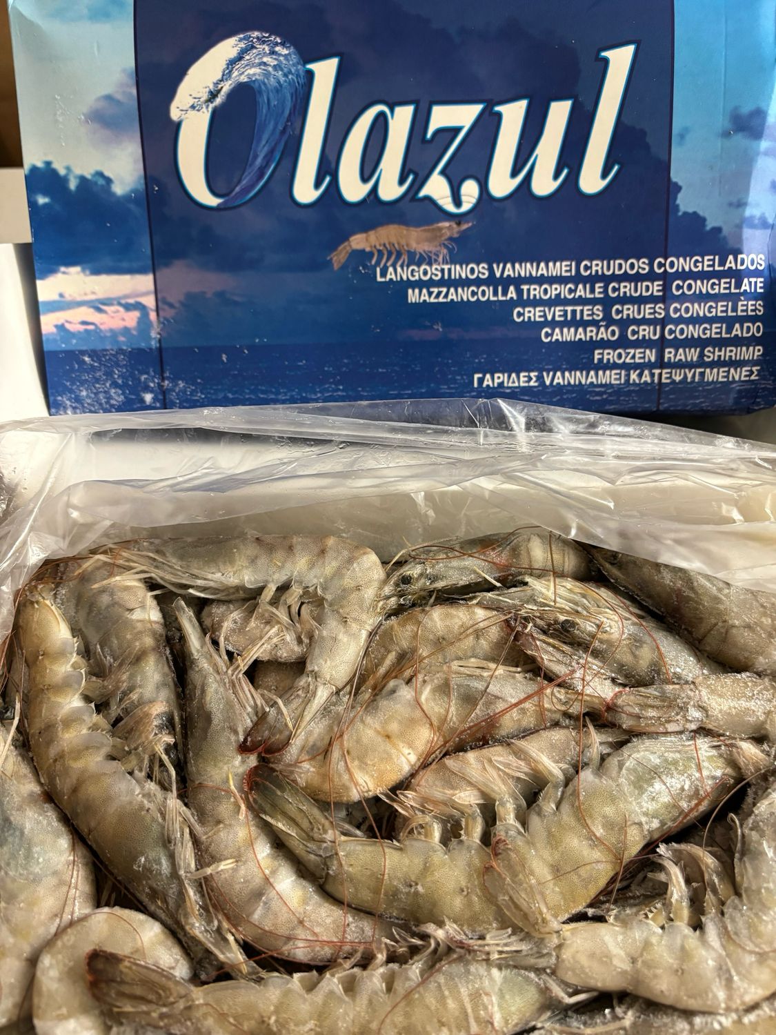 SALE - SHRIMP - HEAD &amp; SHELL ON 30/40 - 2 KG PACK