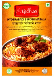 RADHUNI HYDERABADI BRIYANI MASALA  45 G