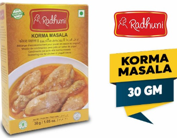 RADHUNI KORMA MASALA 30 G