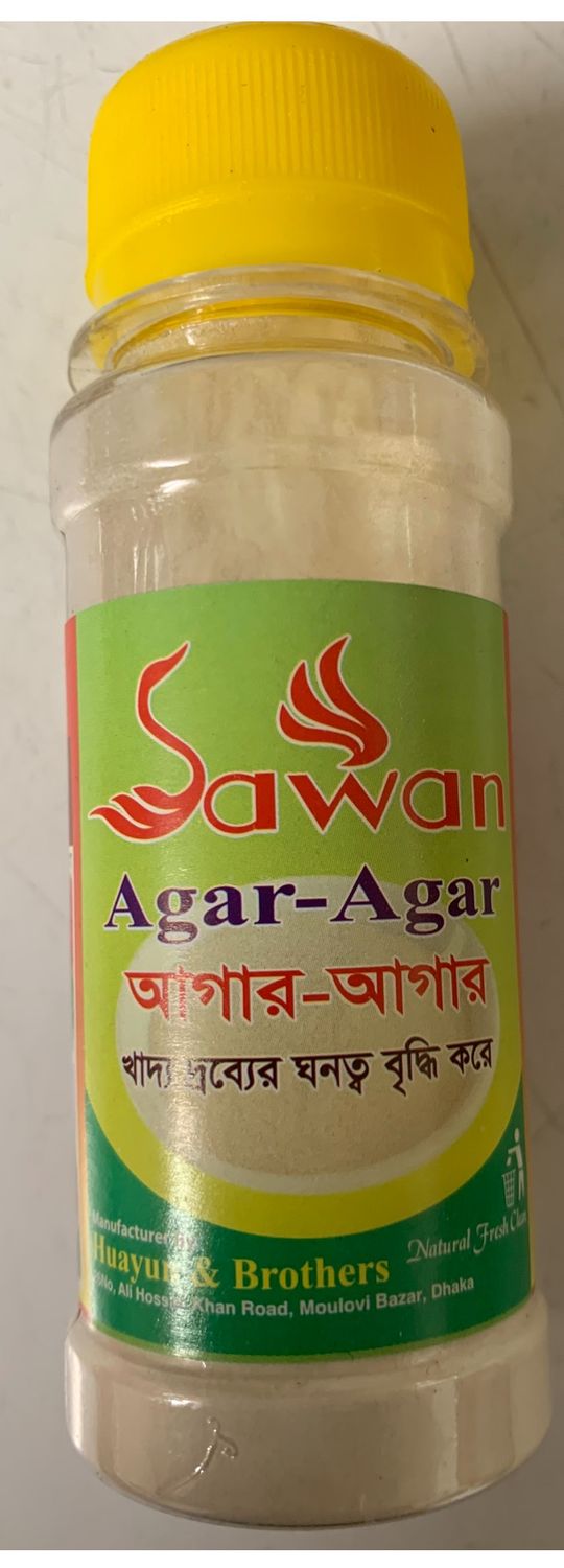 AGAR AGAR POWDER (Vegan Gelatin Substitute) 20 G - Best before des.25.