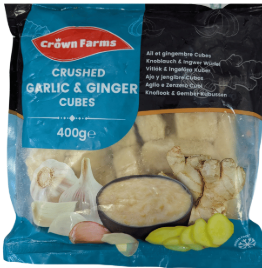 GARLIC &amp; GINGER PASTE 400G CROWN
