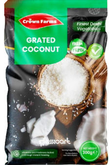 GRATED / SHREDDED COCONUT 400G CROWN FARMS