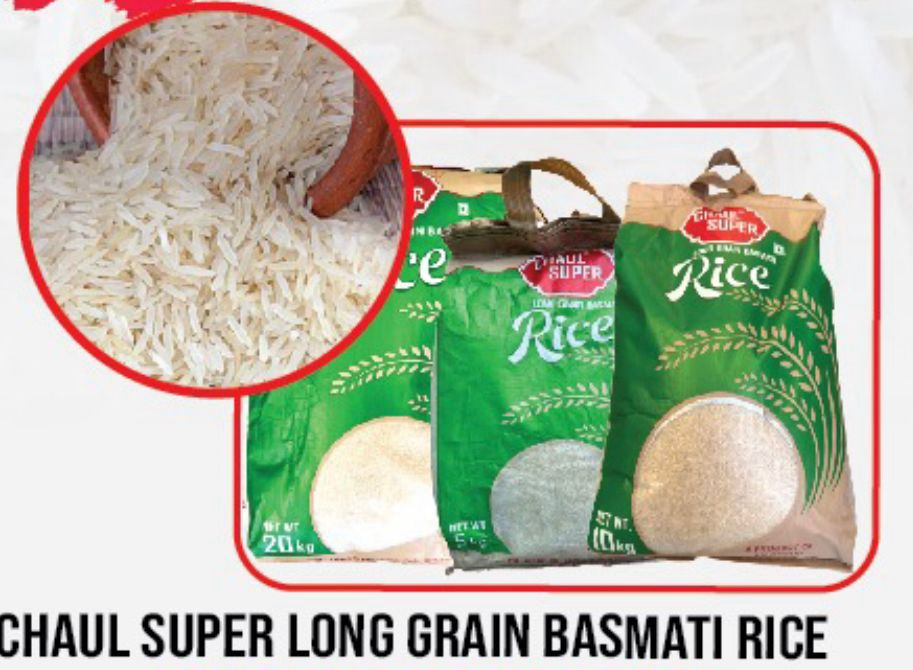 CHAUL SUPER LONG GRAIN BASMATI RICE – 20 KG