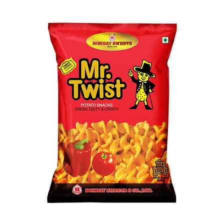 BOMBAY MR TWIST POTATO CRACKER - 3 for kr. 20