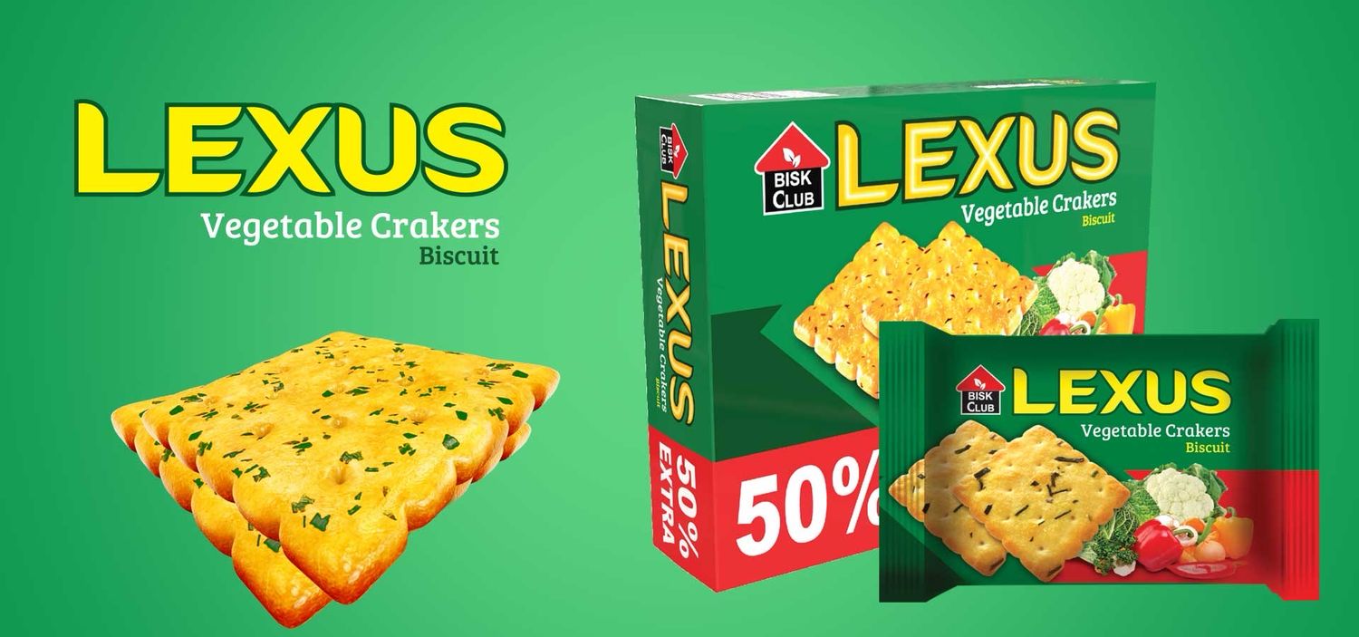 BISK CLUB LEXUS BISCUIT 240G - 10 Packs