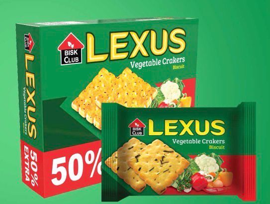 BISK CLUB LEXUS BISCUIT 240G - 10 Packs