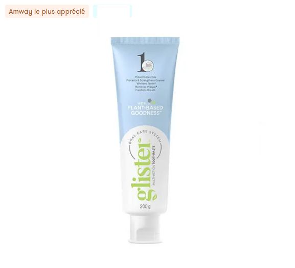 Le Dentifrice Multi-Actions Glister™ - Grand format : tube de 200 g / 151 ml