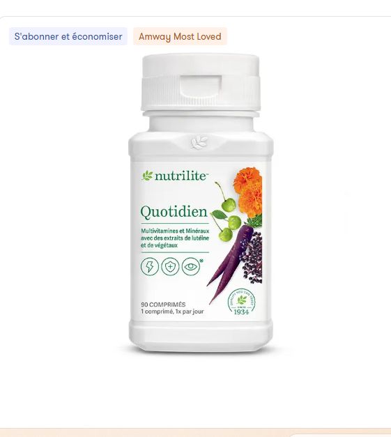 Quotidien Nutrilite™ - 90 comprimés