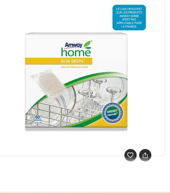 Tablettes pour Lave-Vaisselle Automatic Dish Drops™ – Amway Home™ - 60 Tablettes