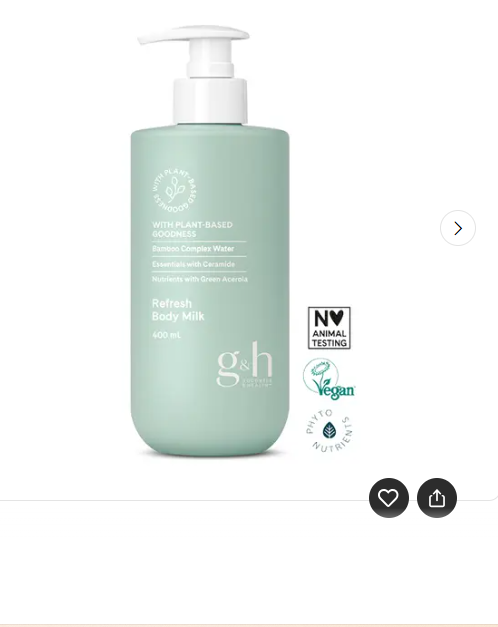Lait pour le Corps Refresh g&amp;h GOODNESS &amp; HEALTH™ - 400 ml