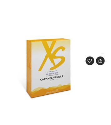 Barres Protéinées goût vanille-caramel XS™ - 12 barres x 60 g / 720 g