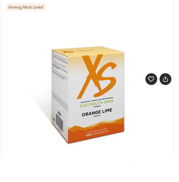 Boisson Énergétique Orange Lime Flavour XS™ - 15 sachets de 25g / 375g