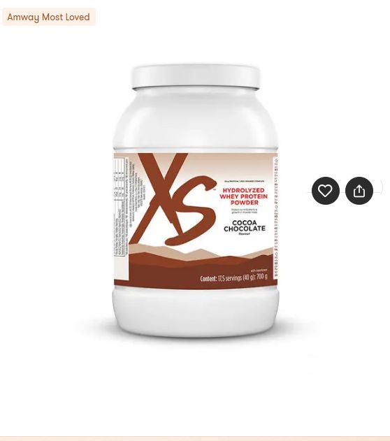 Protéine Whey Hydrolysée goût cacao - chocolat XS™ - 700 g