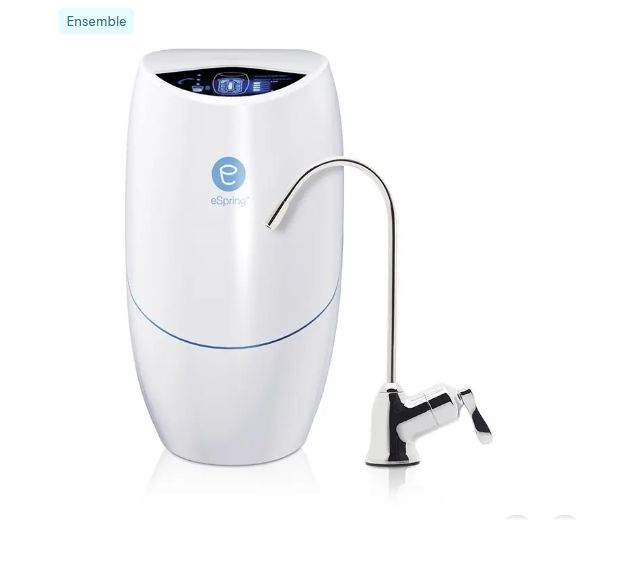 Système avec Robinet Auxiliaire (sous le plan de travail) + Extension de Garantie de 5 ans eSpring™