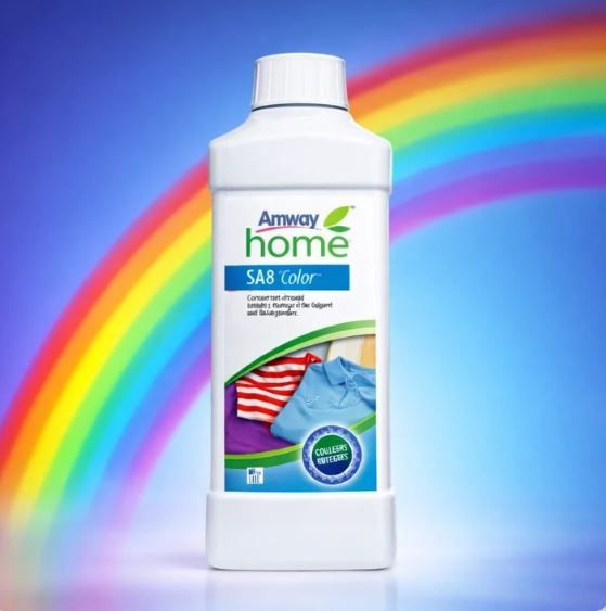 Lessive Liquide Concentrée SA8™ Amway Home™ pour textiles noirs et colorés - 1l