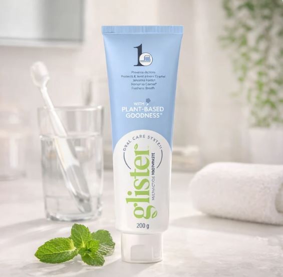 Le Dentifrice Multi-Actions Glister™ - Grand format : tube de 200 g / 151 ml