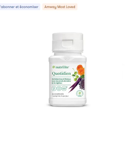 Quotidien Nutrilite™ -  90 comprimés (1 par jour)
