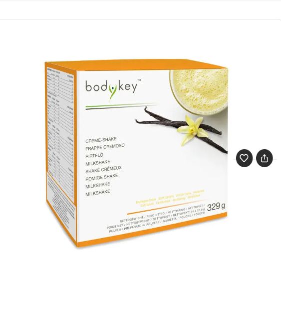 Shake crémeux - Vanille bodykey™ - 24,5 g x 14 sachets