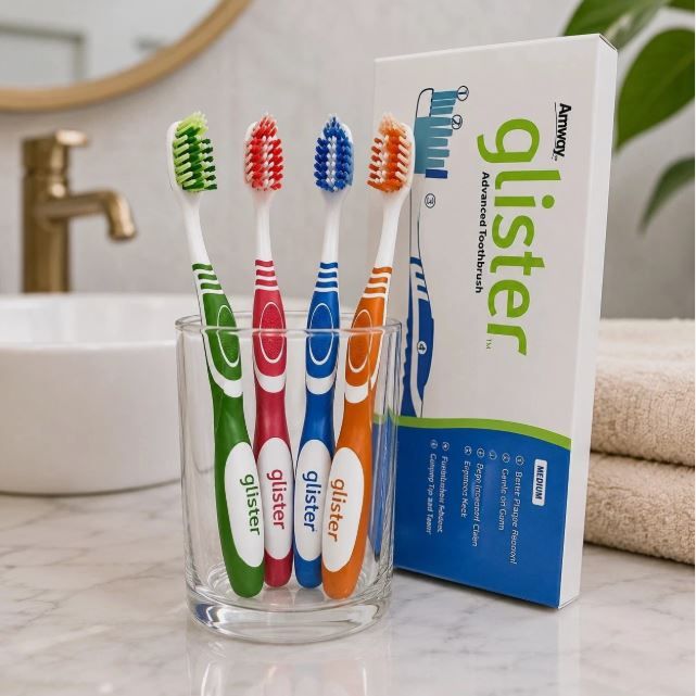 Brosse à dents Multi-Actions (souple) Glister™ - 4 brosses par lot