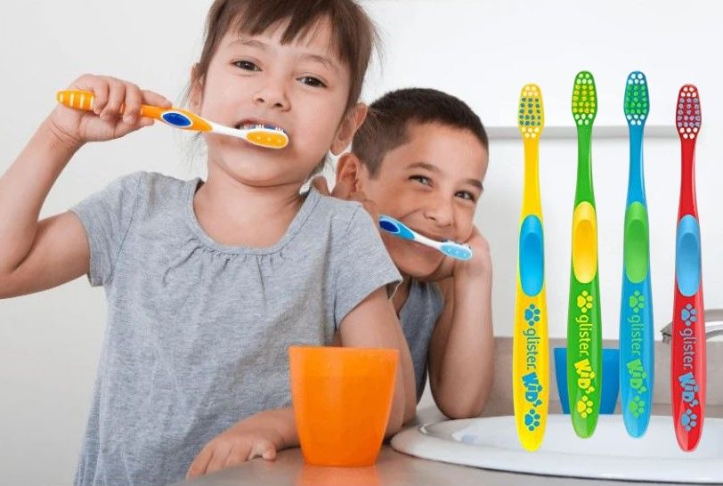 Brosses à Dents pour Enfants GLISTER™ Kids - Unité