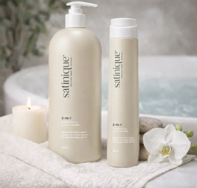 Shampoing et Après-Shampoing 2 en 1 - 280 ml Satinique™