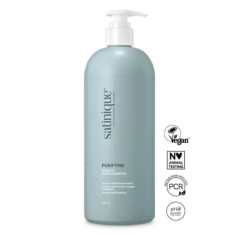 Shampoing Purifiant pour le Cuir Chevelu et les Cheveux 750 ml Satinique™