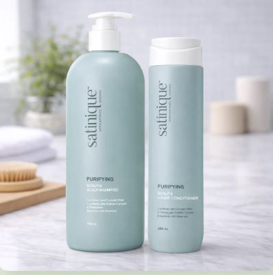 Shampoing Purifiant pour le Cuir Chevelu et les Cheveux 750 ml Satinique™