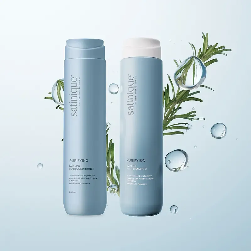 Shampoing Purifiant pour le Cuir Chevelu et les Cheveux 280 ml Satinique™