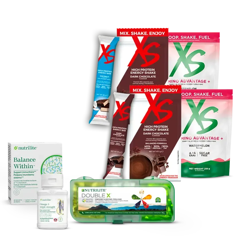 Ensemble Energy Program – Recharge – Chocolat et noix de coco