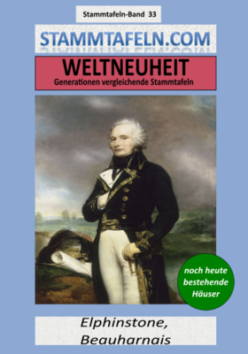 Stammtafelnband STB 33 - Elphinstone, Beauharnais