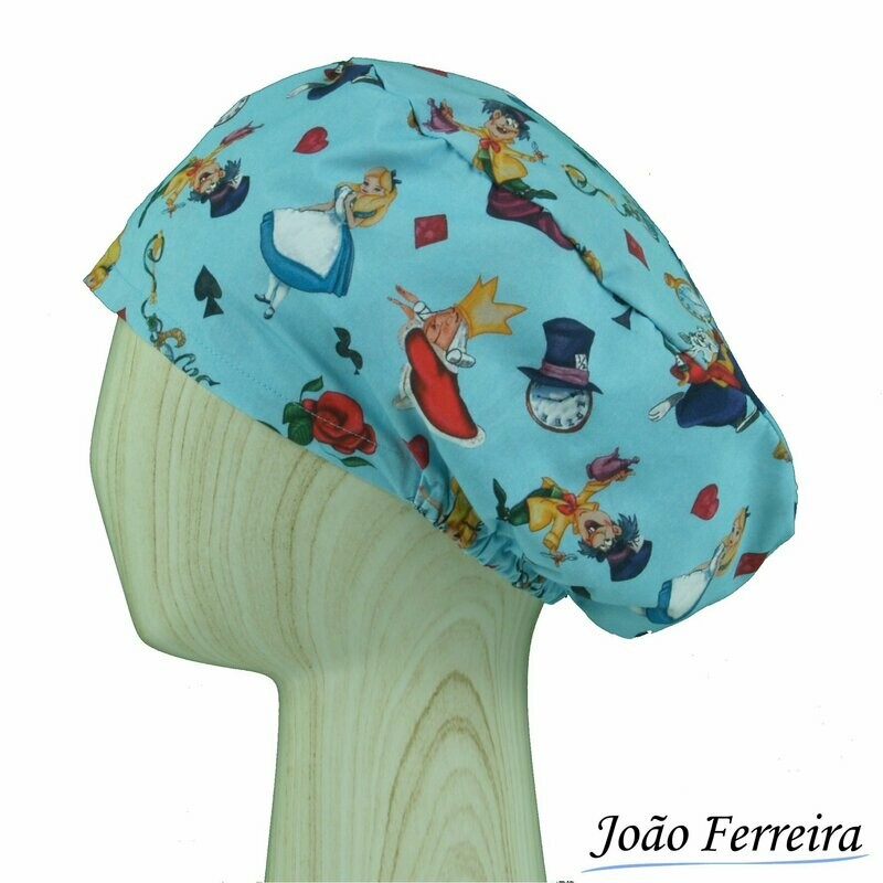 Gorro quirófano pelo largo Alicia país maravillas 1
