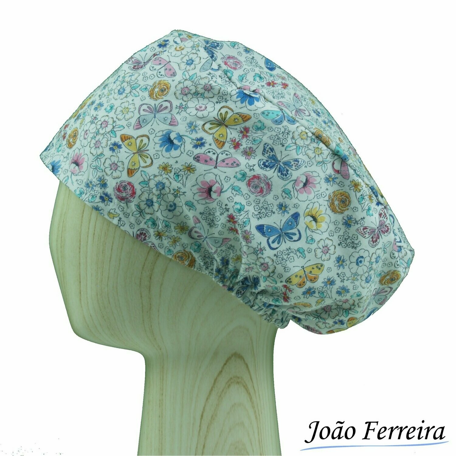 Gorro quirófano pelo largo Mariposas