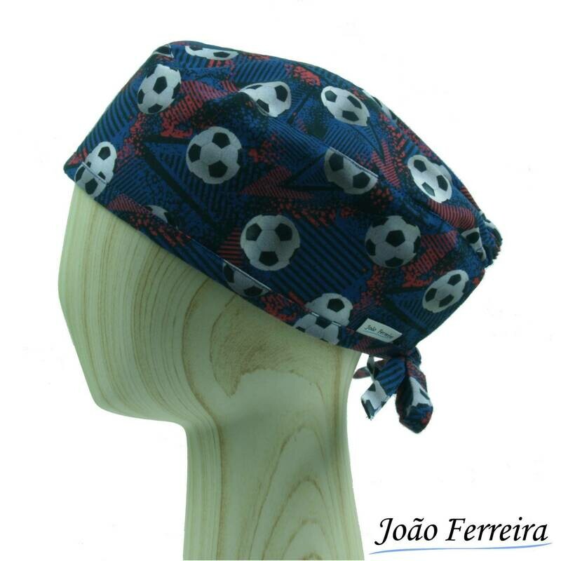 Gorro quirófano pelo corto Balones futbol