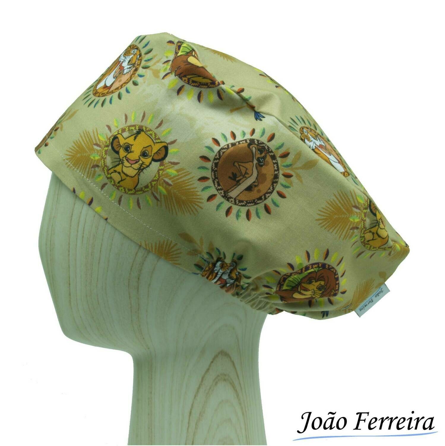Gorro quirófano pelo largo Rey León 3
