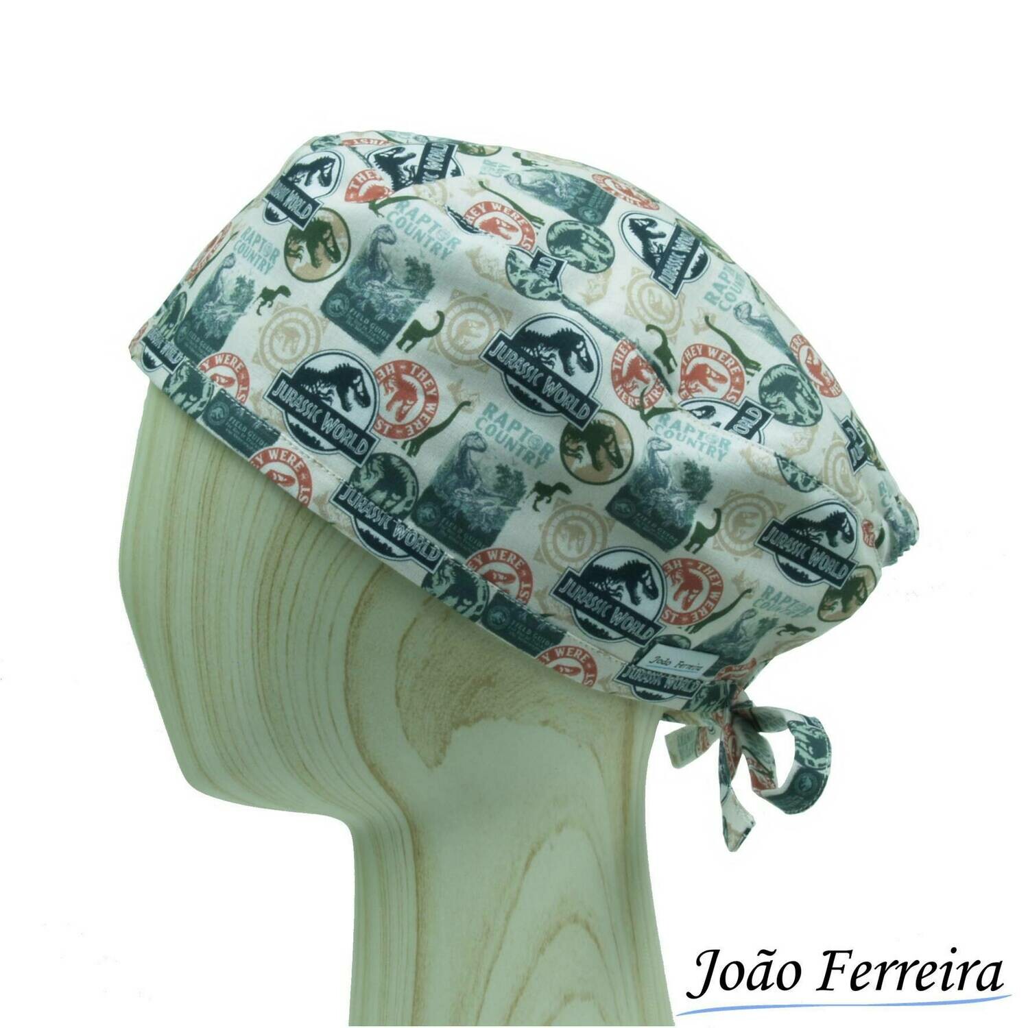 Gorro quirófano pelo corto Parque Jurásico