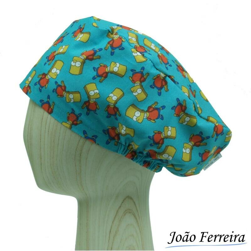 Gorro quirófano pelo largo Bart Simpson