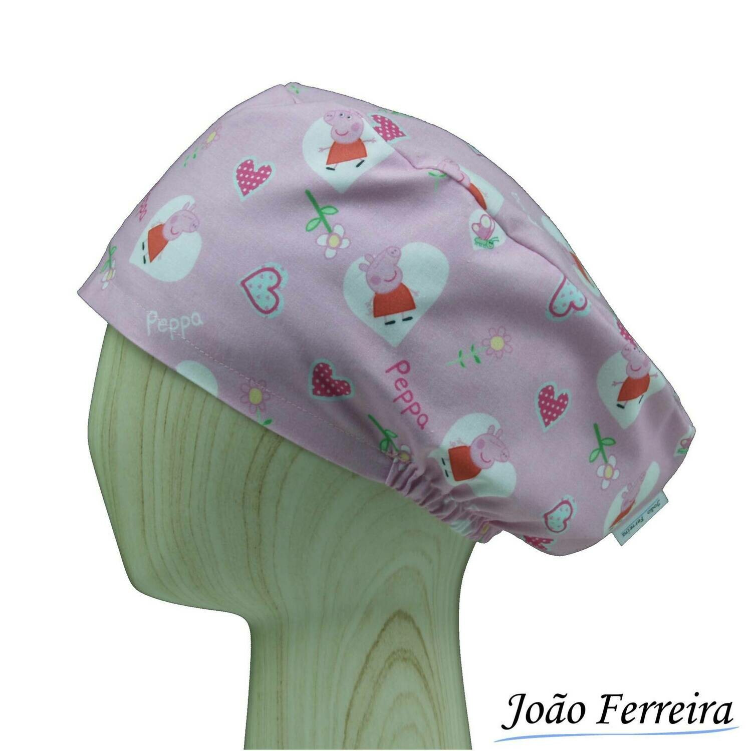 Gorro quirófano pelo largo Peppa Pig