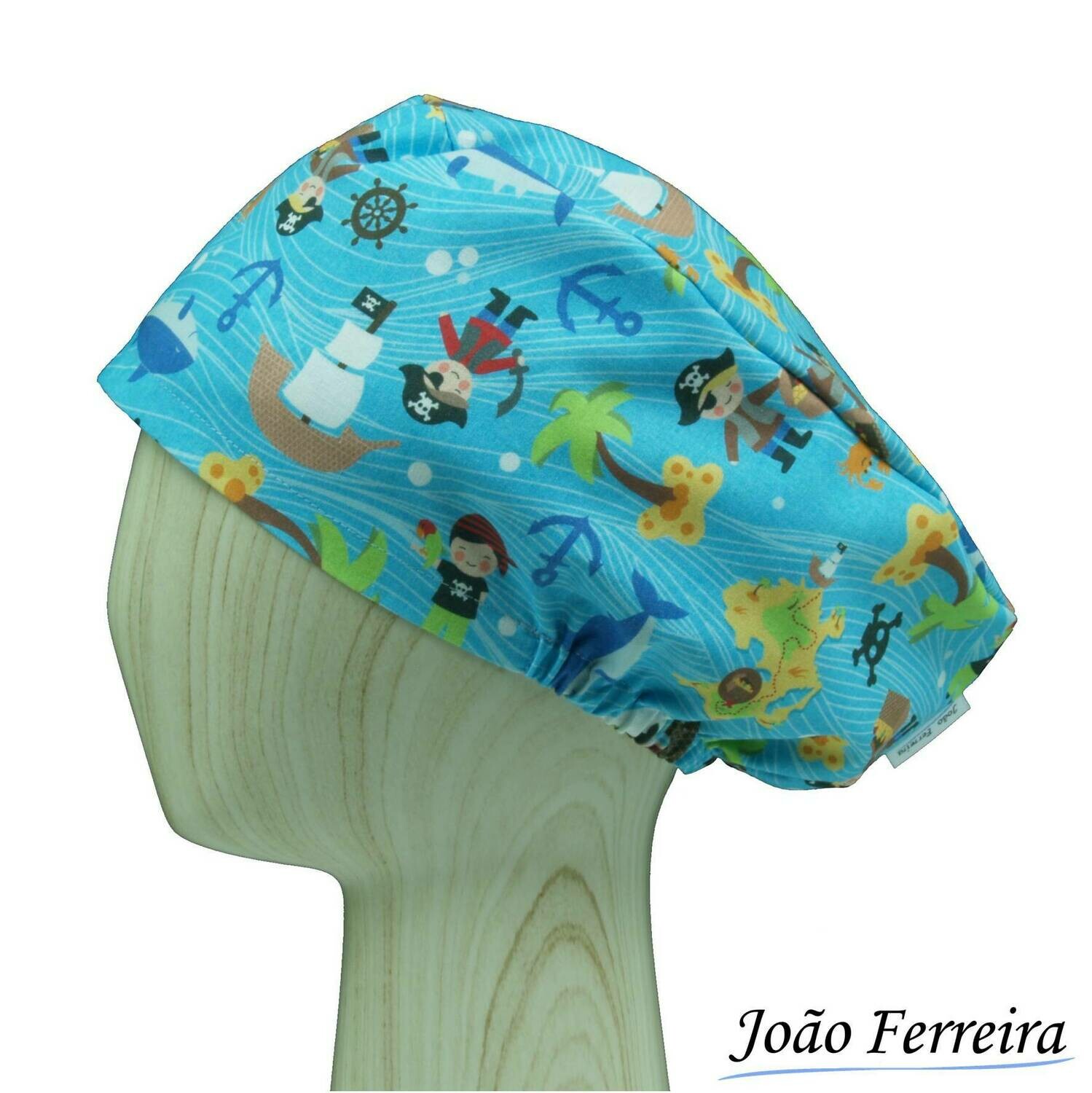 Gorro quirófano pelo largo Piratas mar