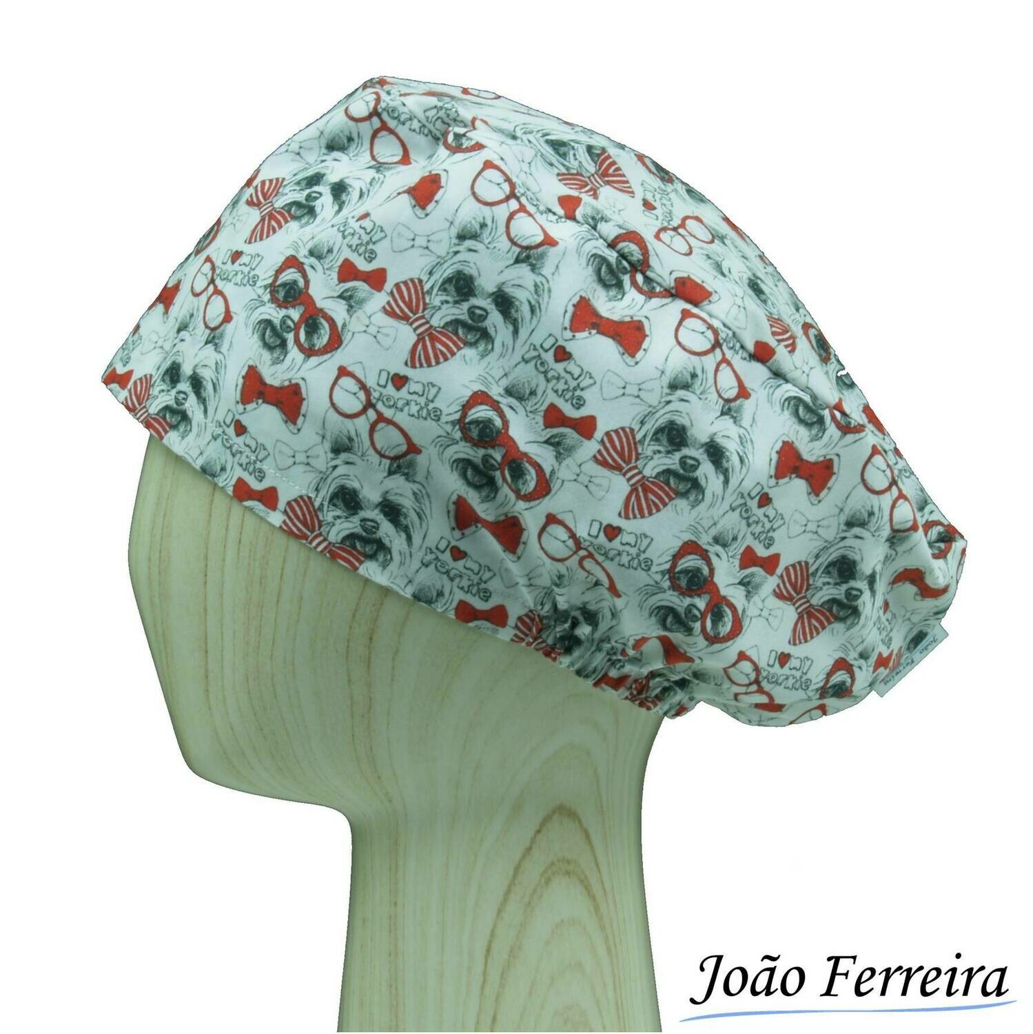 Gorro quirófano pelo largo Perritos con gafas