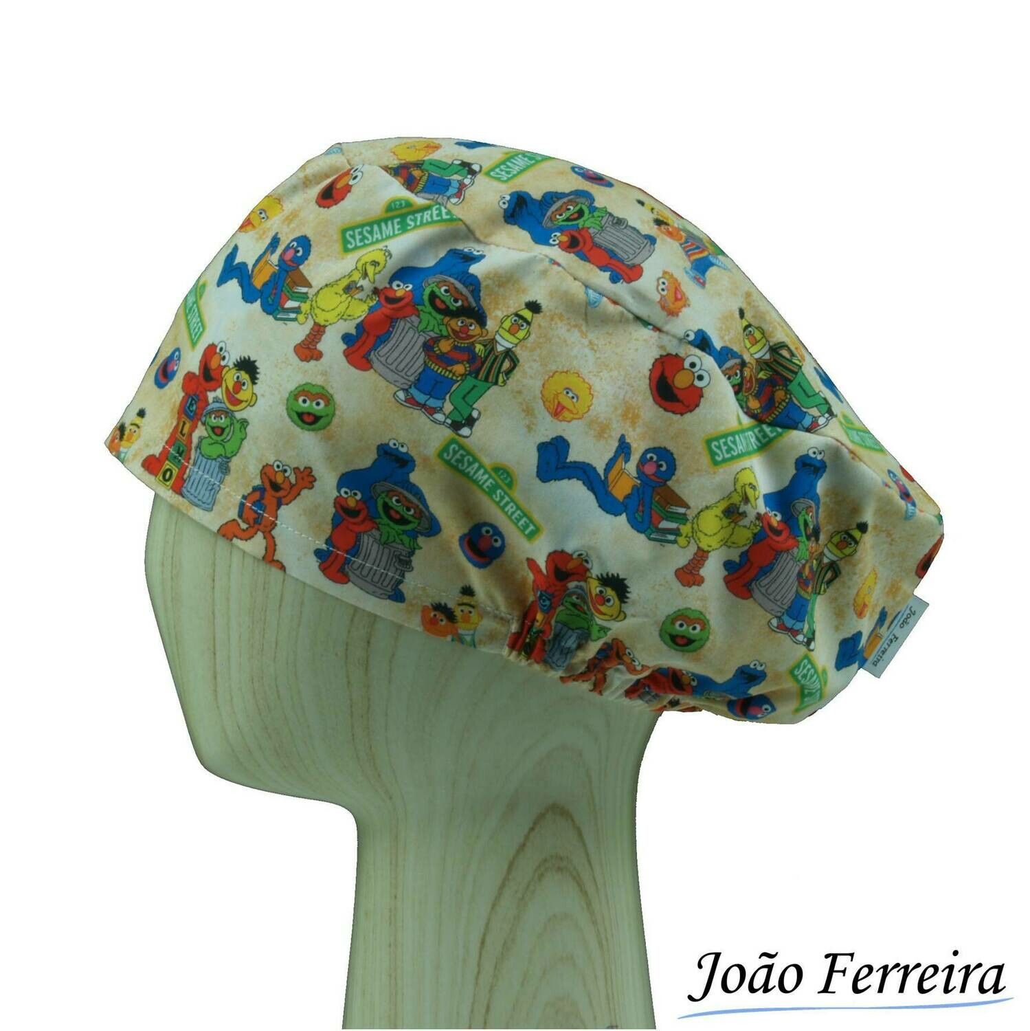 Gorro quirófano pelo largo Barrio Sésamo 2