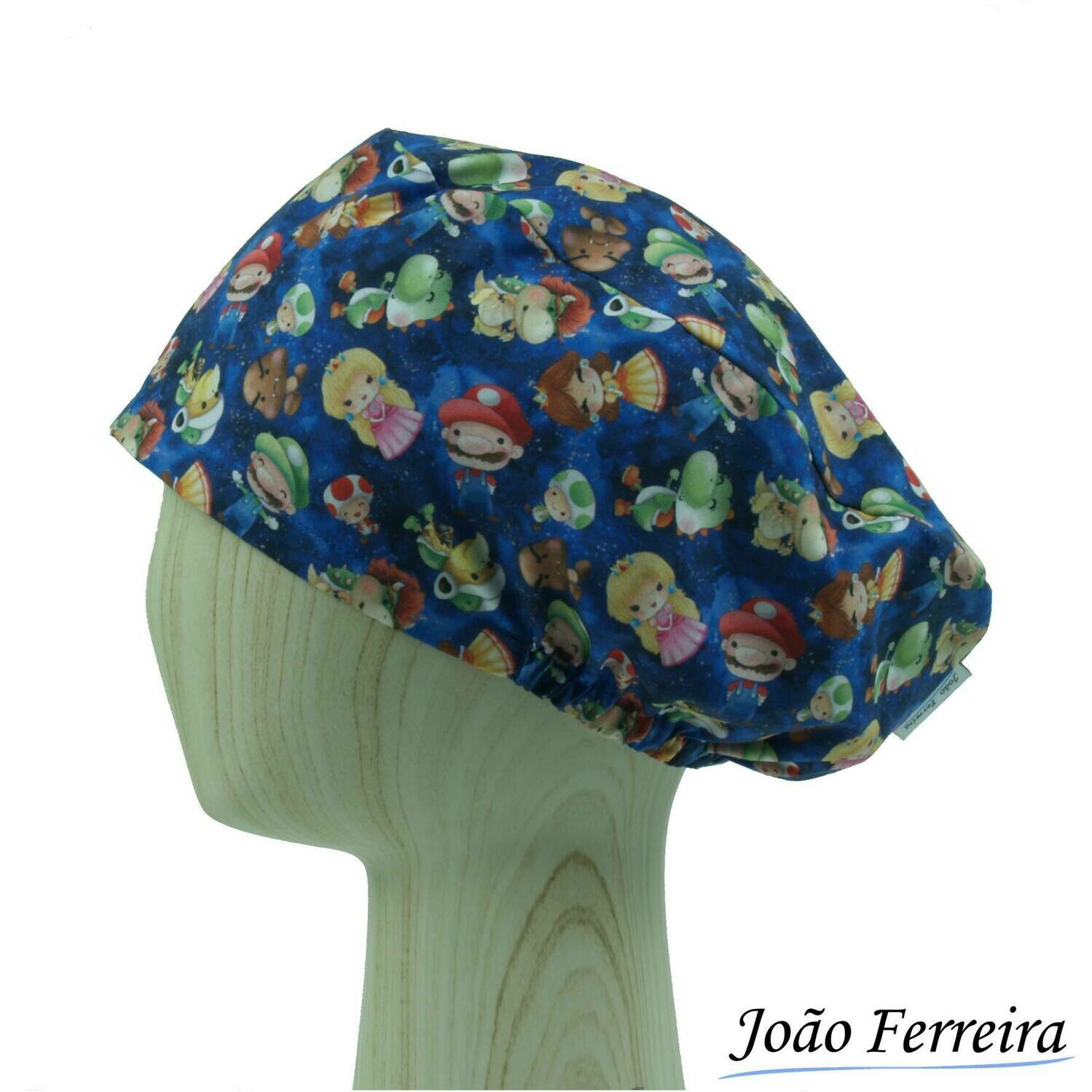 Gorro quirófano pelo largo Super Mario 1