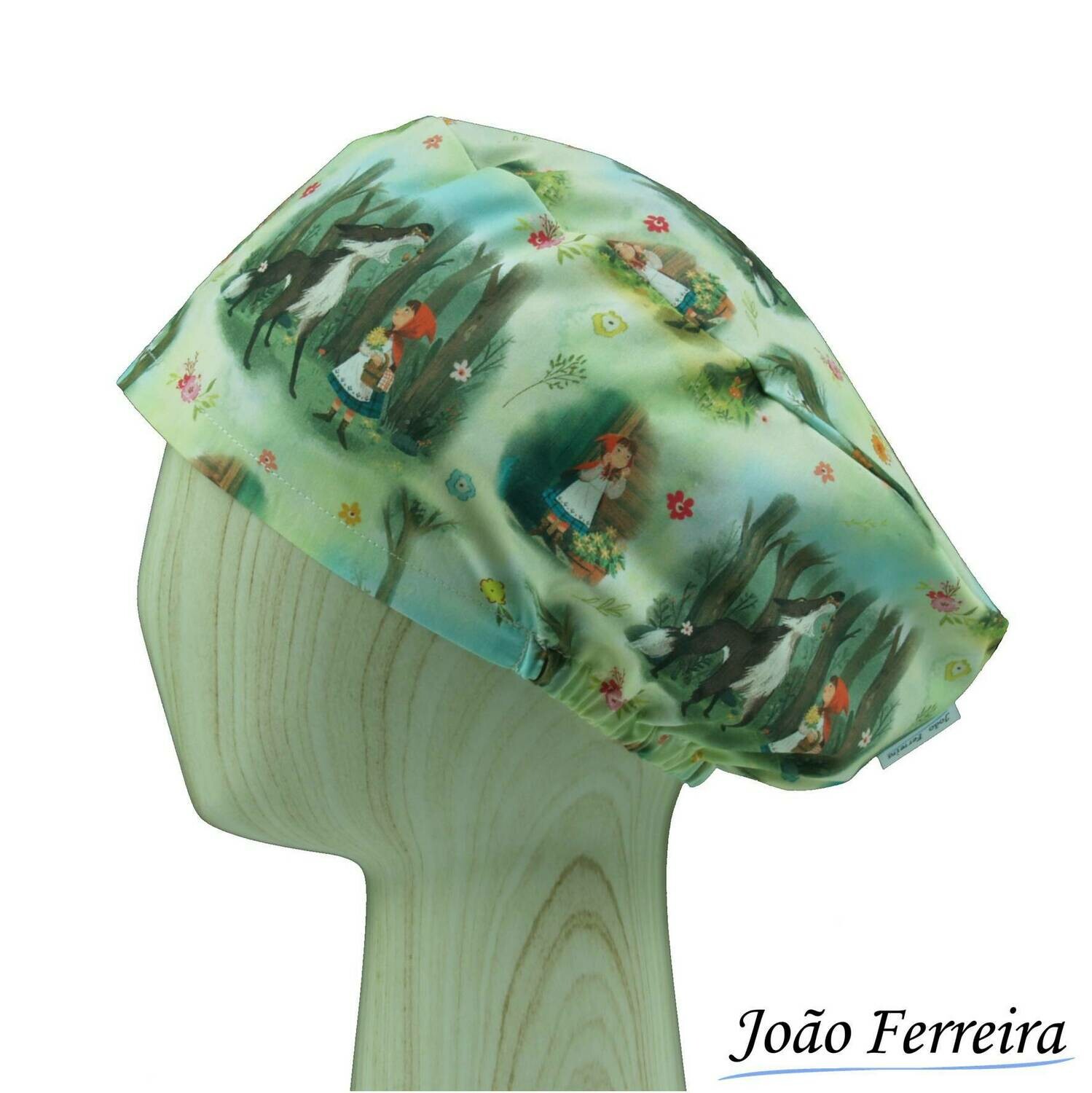 Gorro quirófano pelo largo Caperucita Roja