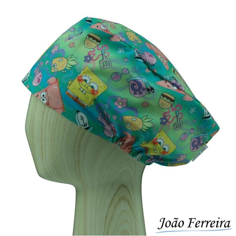 Gorro quirófano pelo largo Bob Esponja 3