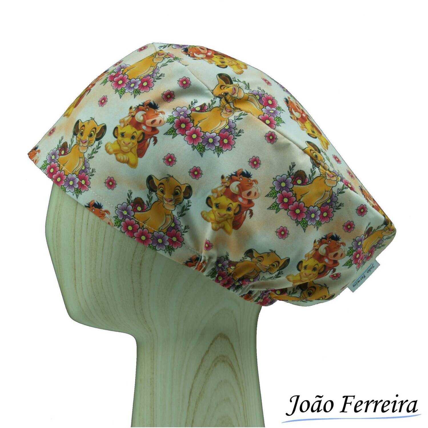 Gorro quirófano pelo largo Rey León 7